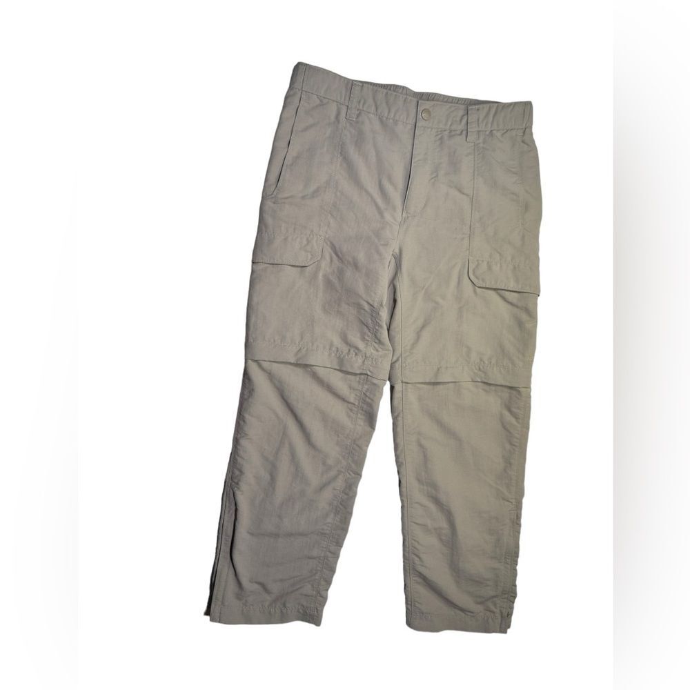 The North Face Pants Convertible Shorts Nylon Beige Hiking Cargo Outdoors Mens M